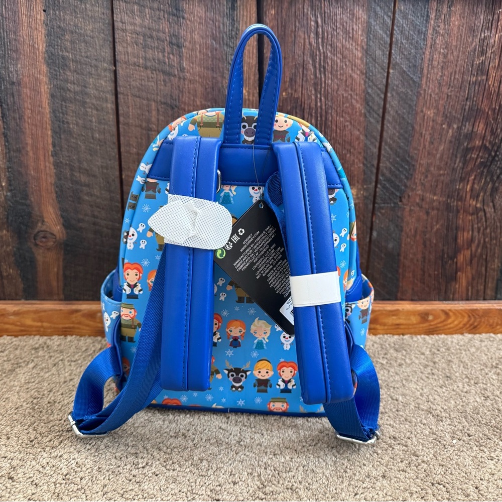 NWT Disney Loungefly Frozen Chibi Backpack - Picture 2 of 5